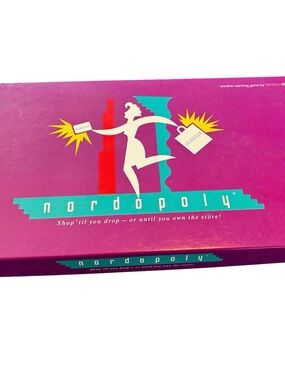 Vintage Nordopoly Nordstrom Monopoly Game 1989 Rare Collectible